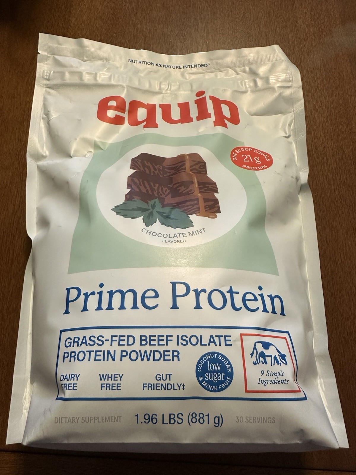 Equip Prime Protein Chocolate Mint 1.96 Lbs 3/28