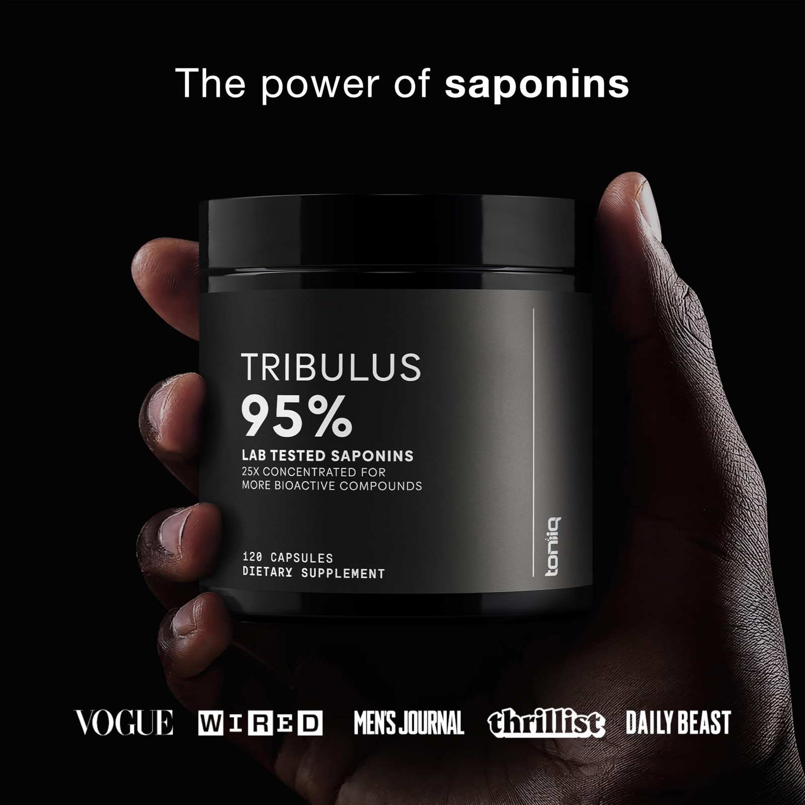 Toniiq Tribulus Terrestris for Men – Ultra High Potency 120 Count (Pack of 1)