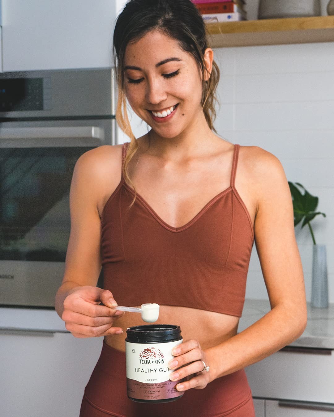 Healthy Gut Powder Berry | 30 Servings L-Glutamine Zinc Glucosamine Elm Root