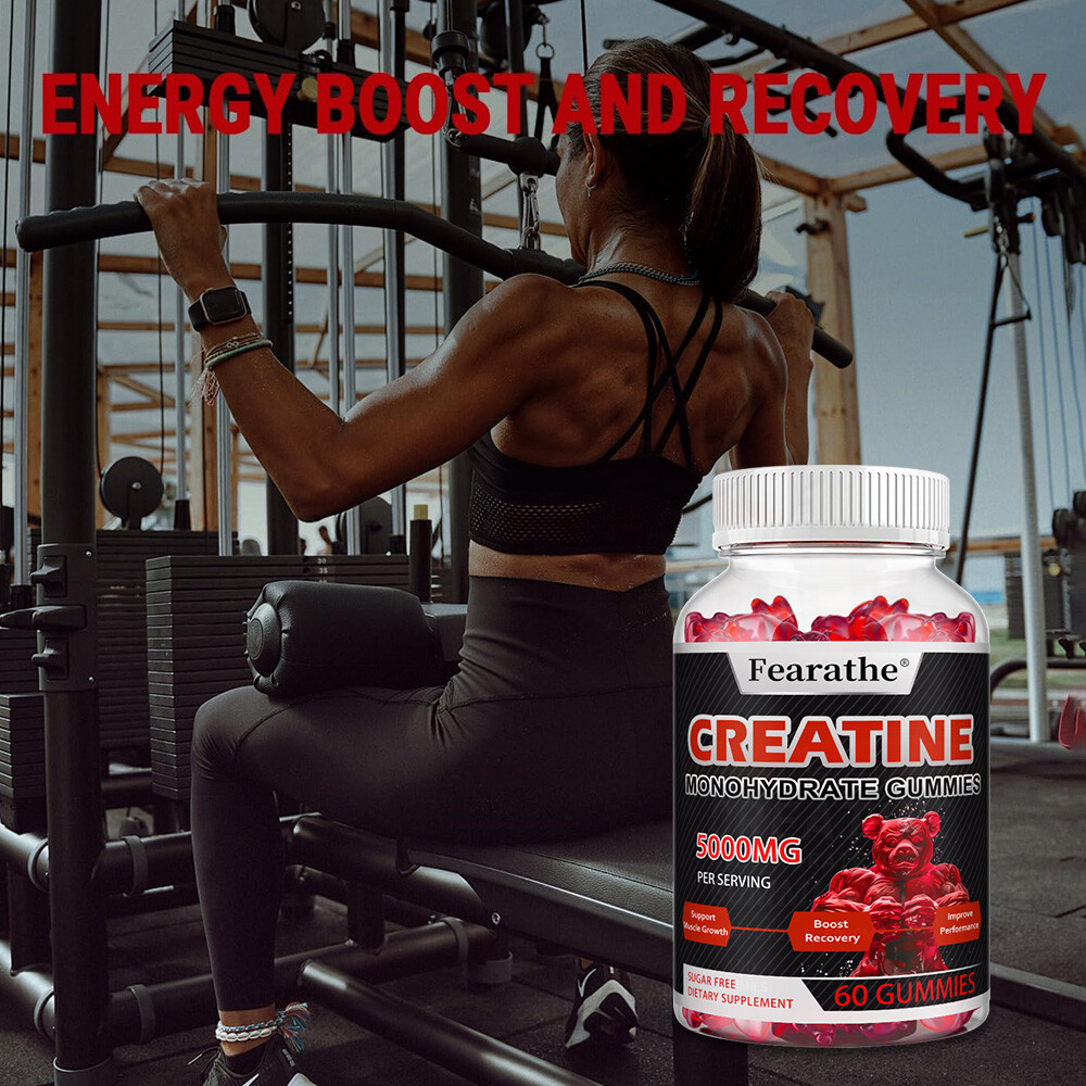 Creatine Monohydrate 5000 Mg Promotes Muscle Growth And Recovery 60Gummies