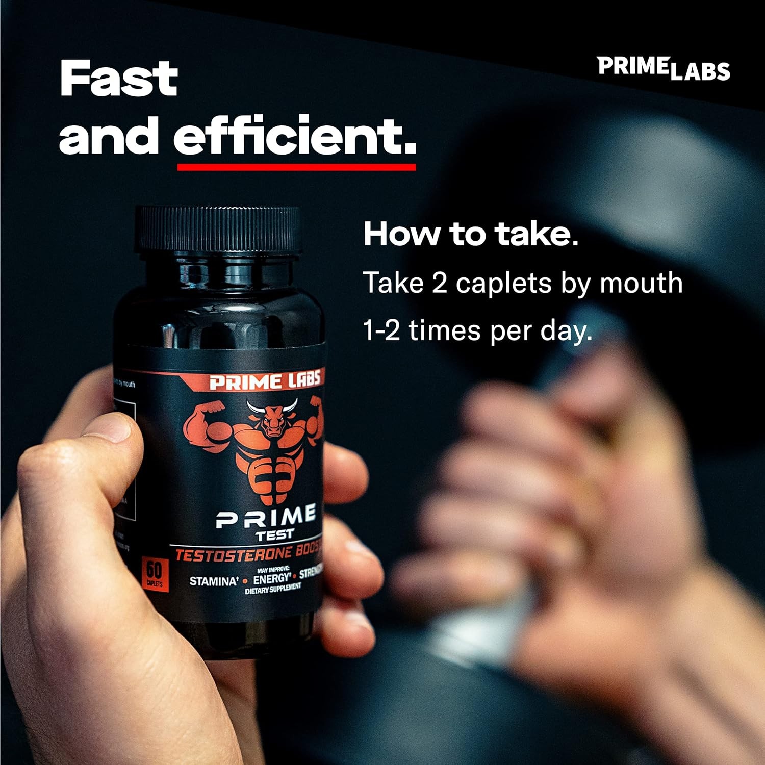 – Men’S Testosterone Booster – Stamina, Endurance, & Strength Booster – 60 Caple