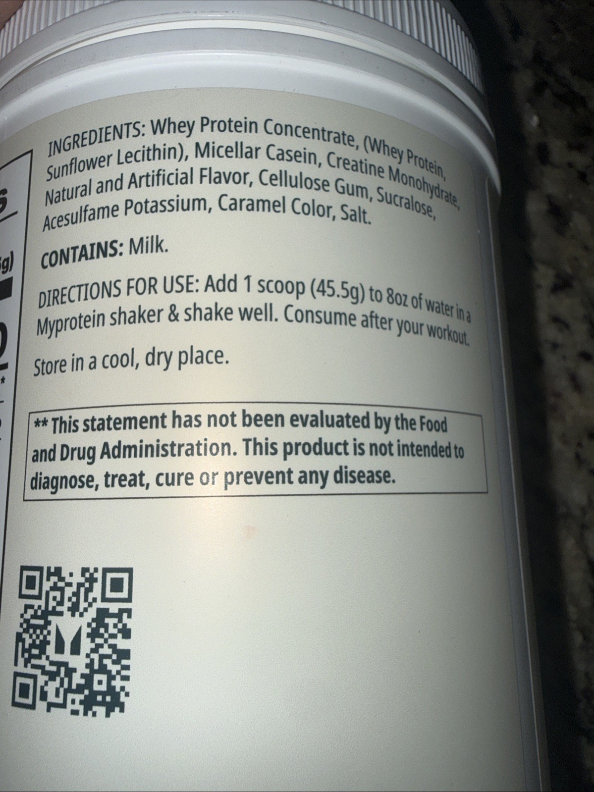 Myprotein Origin Protein Powder In The Butter Pecan Ice Cream flavor.New Sealed