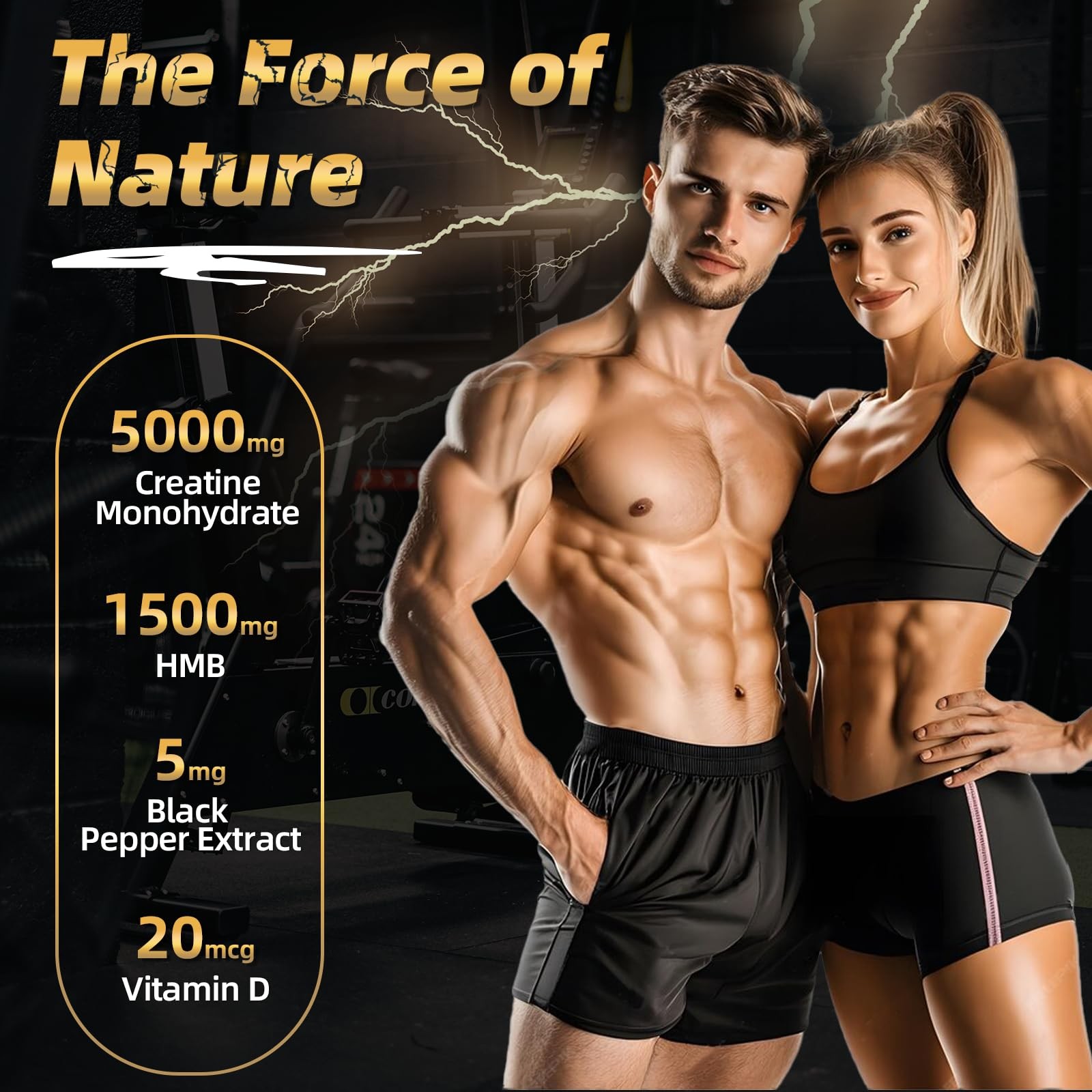 Micronized Creatine Monohydrate for Women and Men, 1.1 Pound (Pack of 1)
