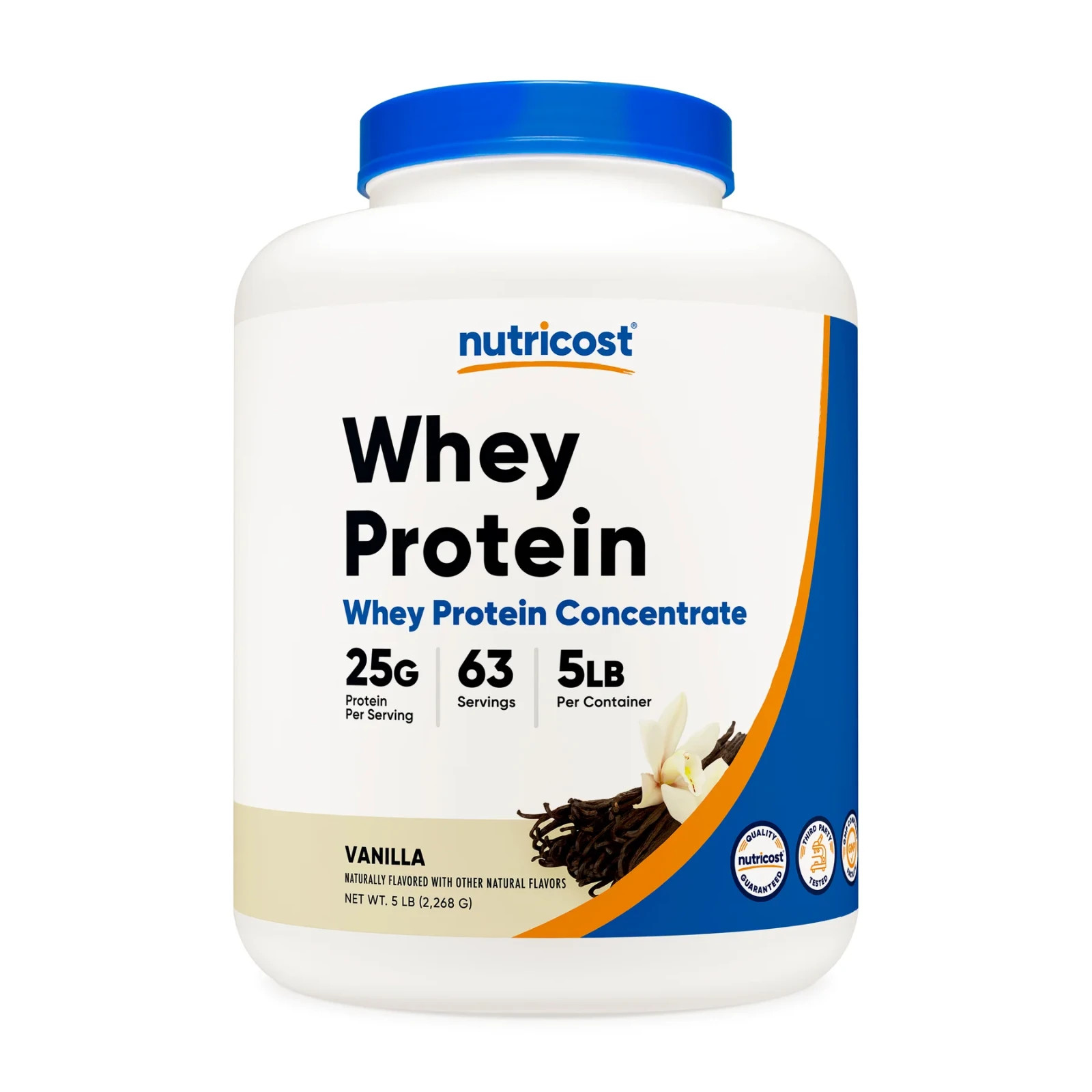 Nutricost Whey Protein Concentrate Powder – 5 lbs – Long Exp Date