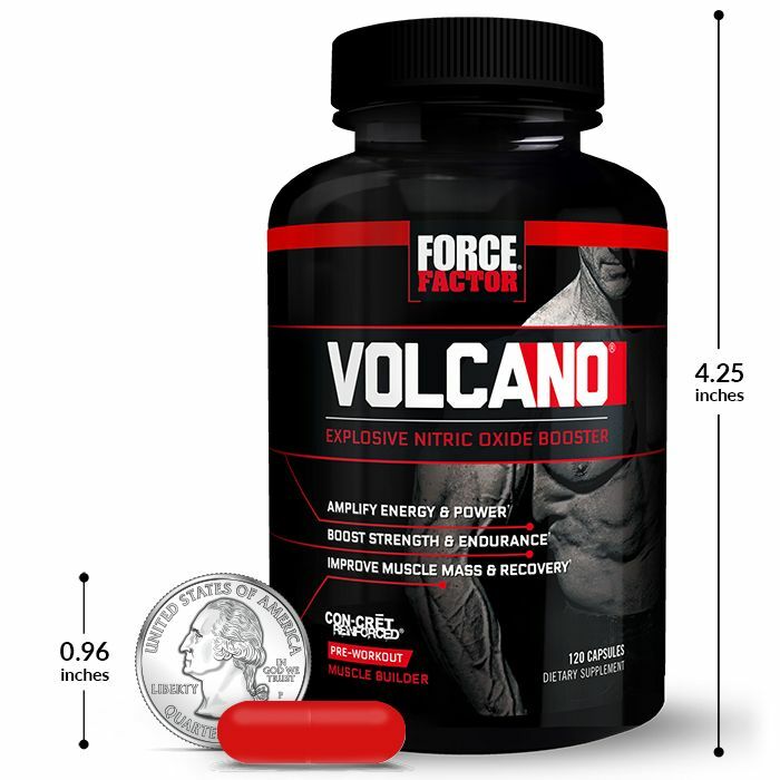 VolcaNO Pre-Workout Nitric Oxide Booster with Creatine – Build Muscle and Pump