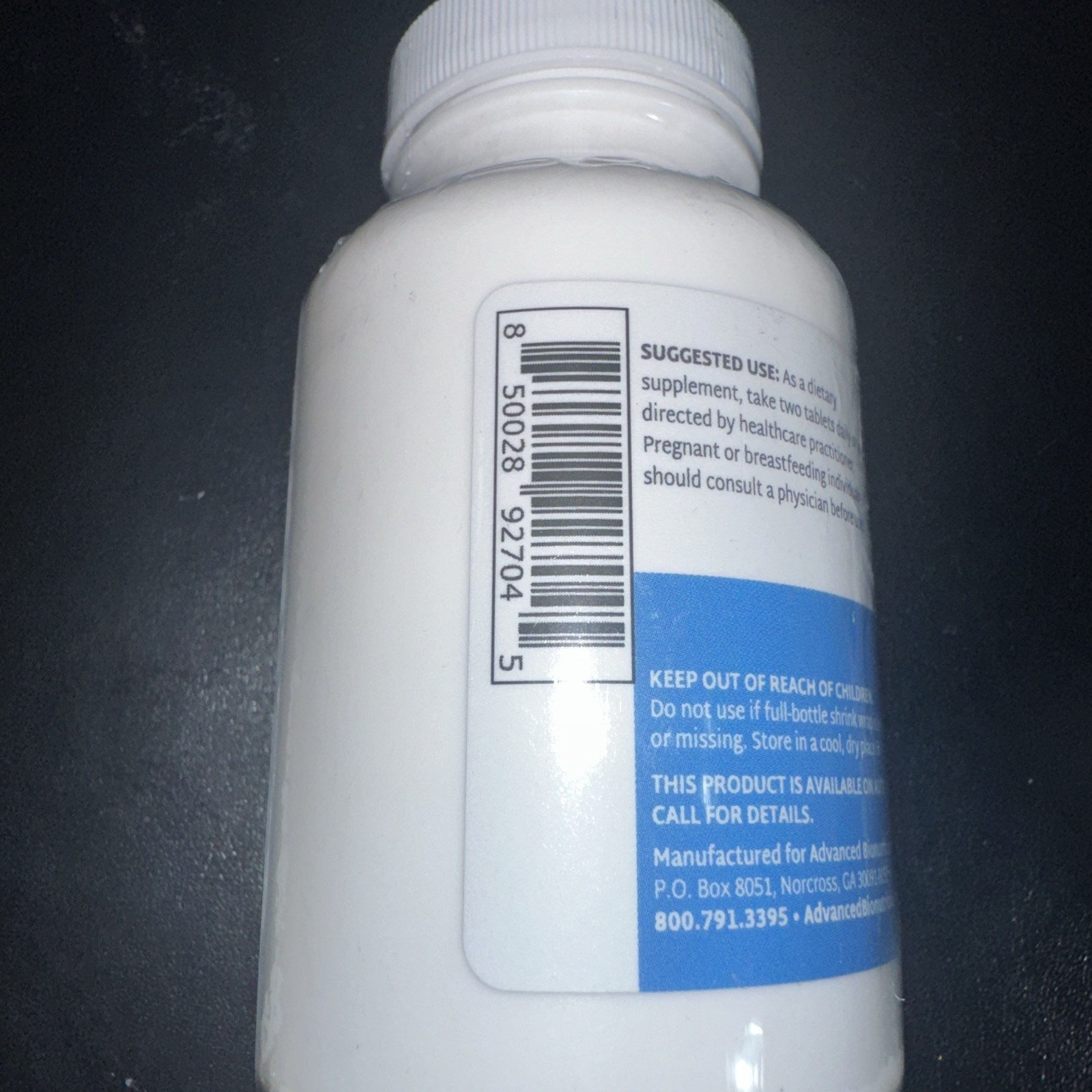 Advanced Bionutritionals ?C Advanced Vision Formula Supplement, Healthy Vision,