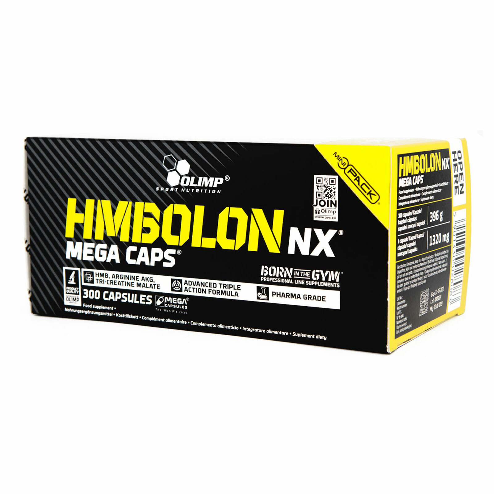 HMBOLON – Combination Of HMB & Creatine Malate & Arginine – Lean Muscle Growth