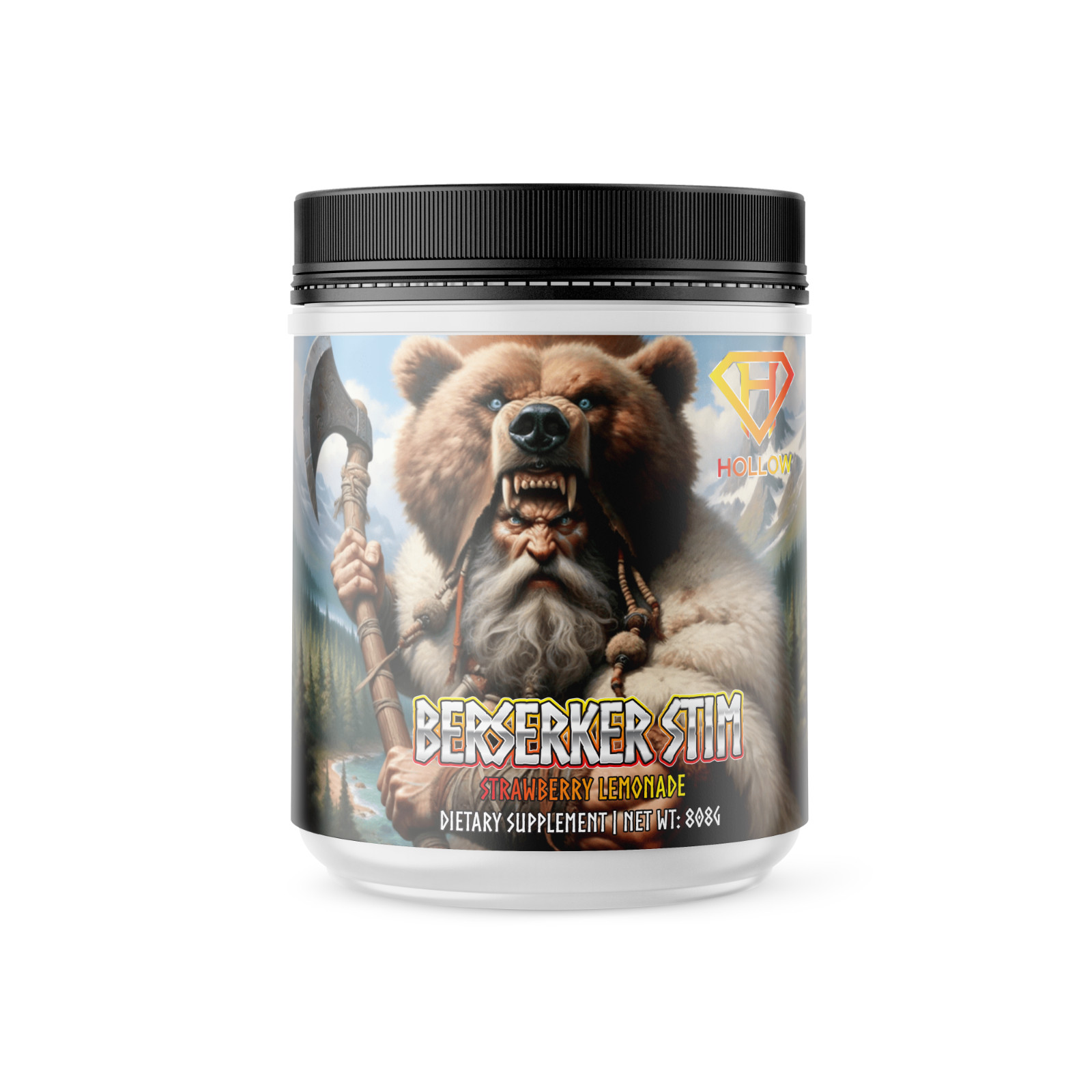 Hollow Labs Berserker Stim Strawberry Lemonade