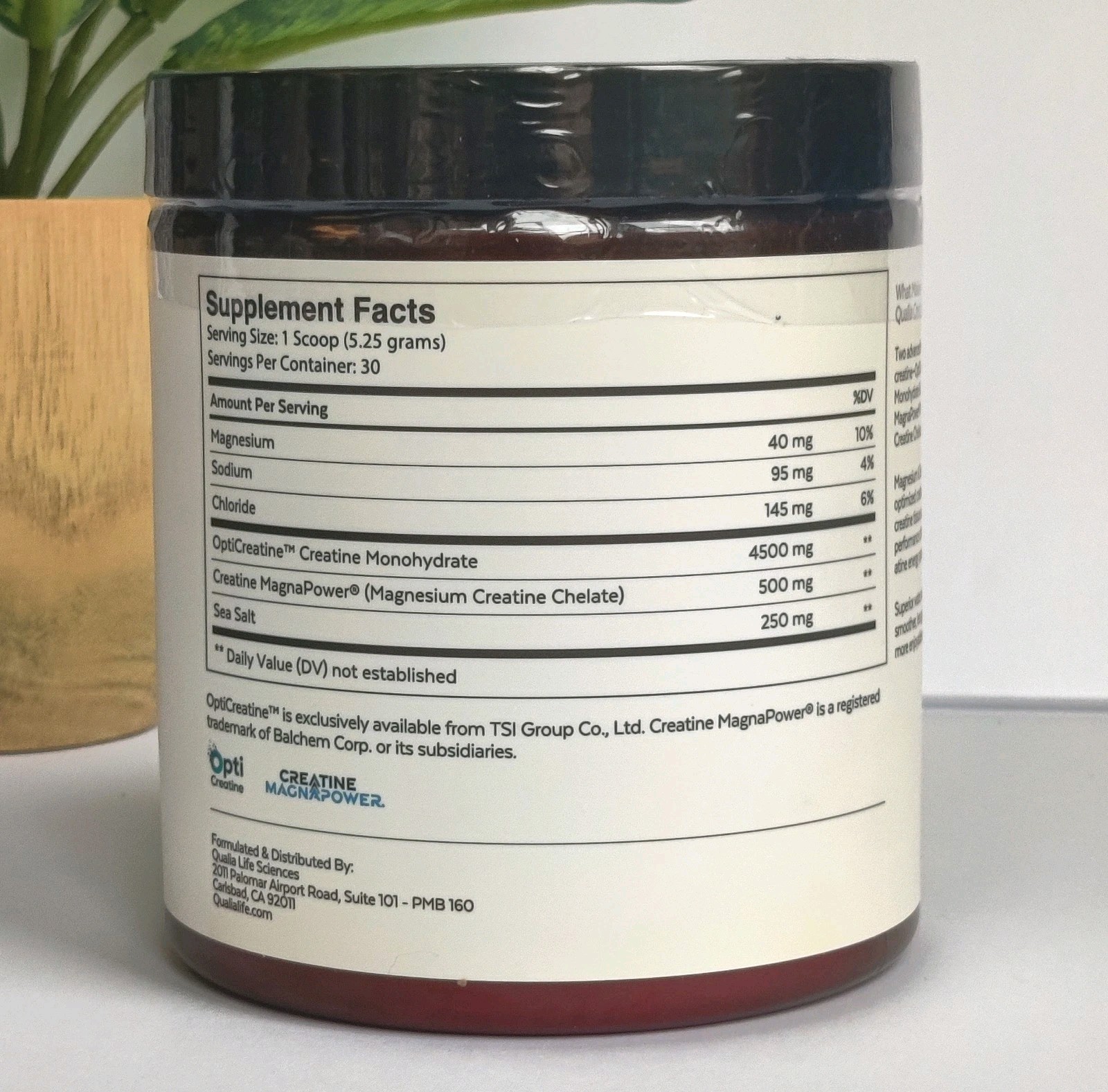 Qualia Creatine + Advanced Creatine Complex – 5.6 oz Magnesium 9/2027 NEW SEALED