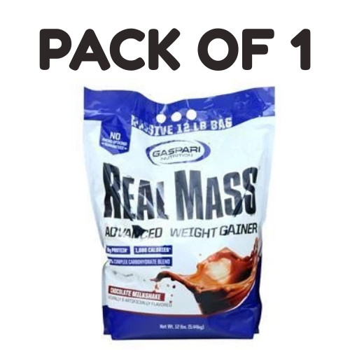 Gaspari Nutrition Weight Gainer – Chocolate Milkshake – 12 lbs – Pack of 1