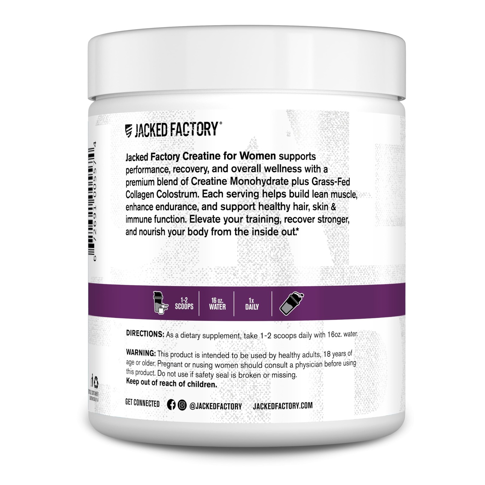 Creatine for Women – Creatine Monohydrate with Collagen + Colostrum to Suppor…