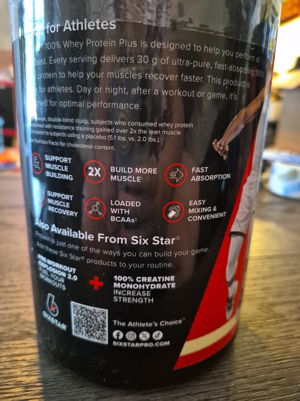 Six Star 100% Whey Protein Plus, 1.82 lbs – VANILLA CREAM 6/2/2028