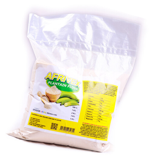 Plantain Flour 1LB 16OZ 100% Unripe Plantain