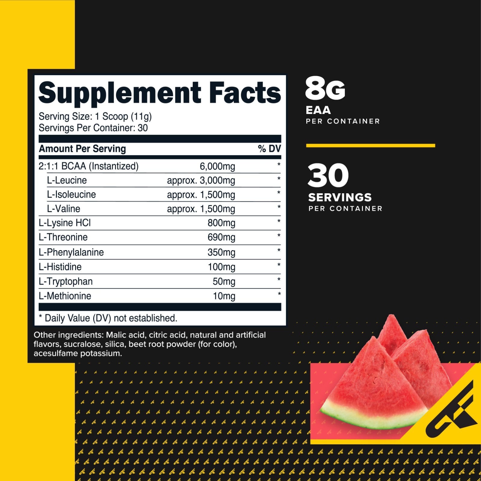PrimaForce EAA Powder 30 Servings (Watermelon) – Essential Amino Acids