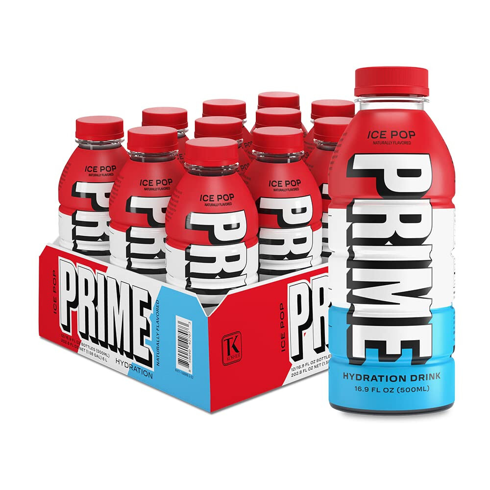 Prime Hydration Drink- Ice Pop- 12 Pack – LIMITED EDITION