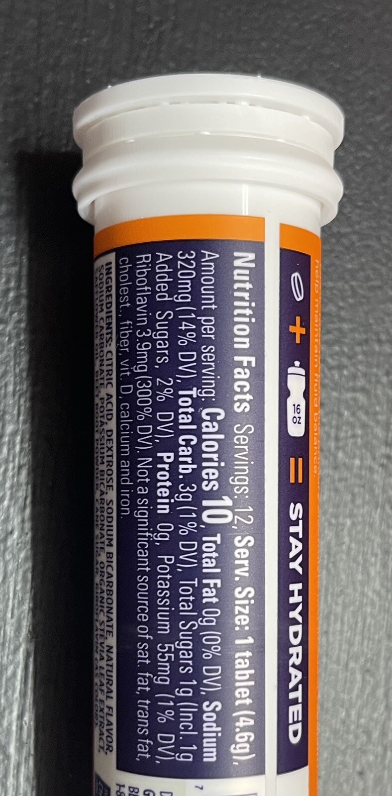 GU Electrolite Hydration Tablets. Sold as Single Tubes of 12 Tabs or multiple.
