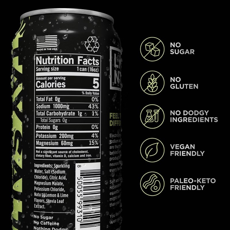 Citrus Salt Zero-Sugar Electrolytes Sports Drink – 4pk/16 fl oz
