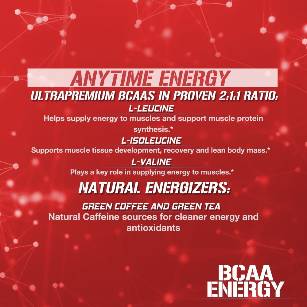 BCAA Powder – Evlution Nutrition Pre Workout BCAA Energy Powder 30 Servings