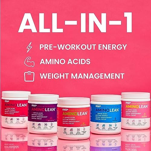 Rsp Nutrition Aminolean Energy Pink Lemonade 8.68oz