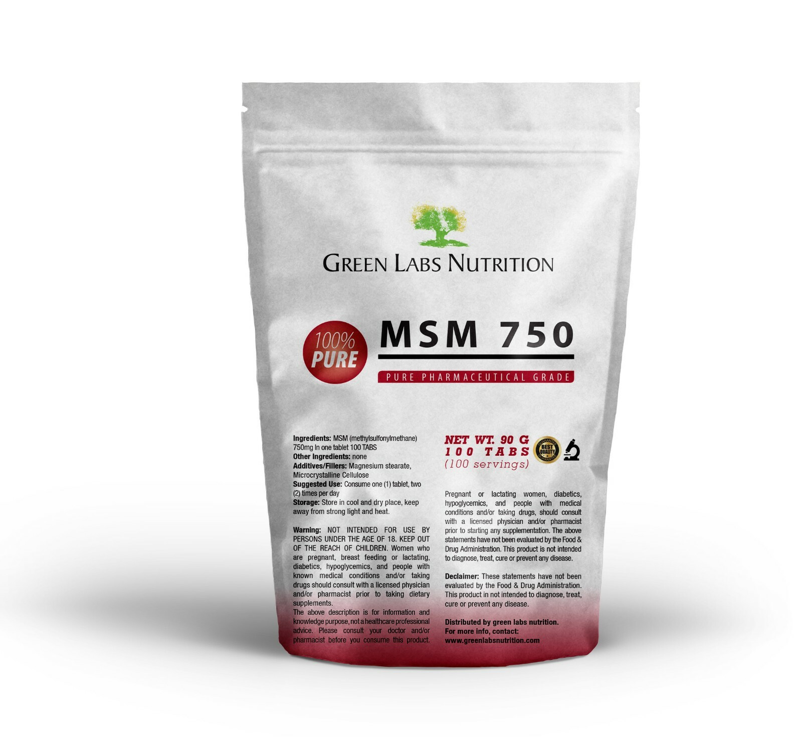 MSM 750mg TABLETS JOINT REGENERATION ANTIOXIDANT COLLAGEN SYNTHESIS