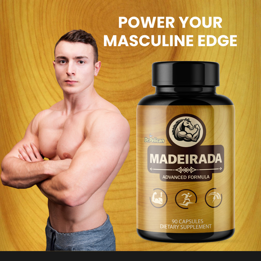 Madeirada- Bodybuilding & Men’s Health Support- 12 Bottles- 1080 Capsules