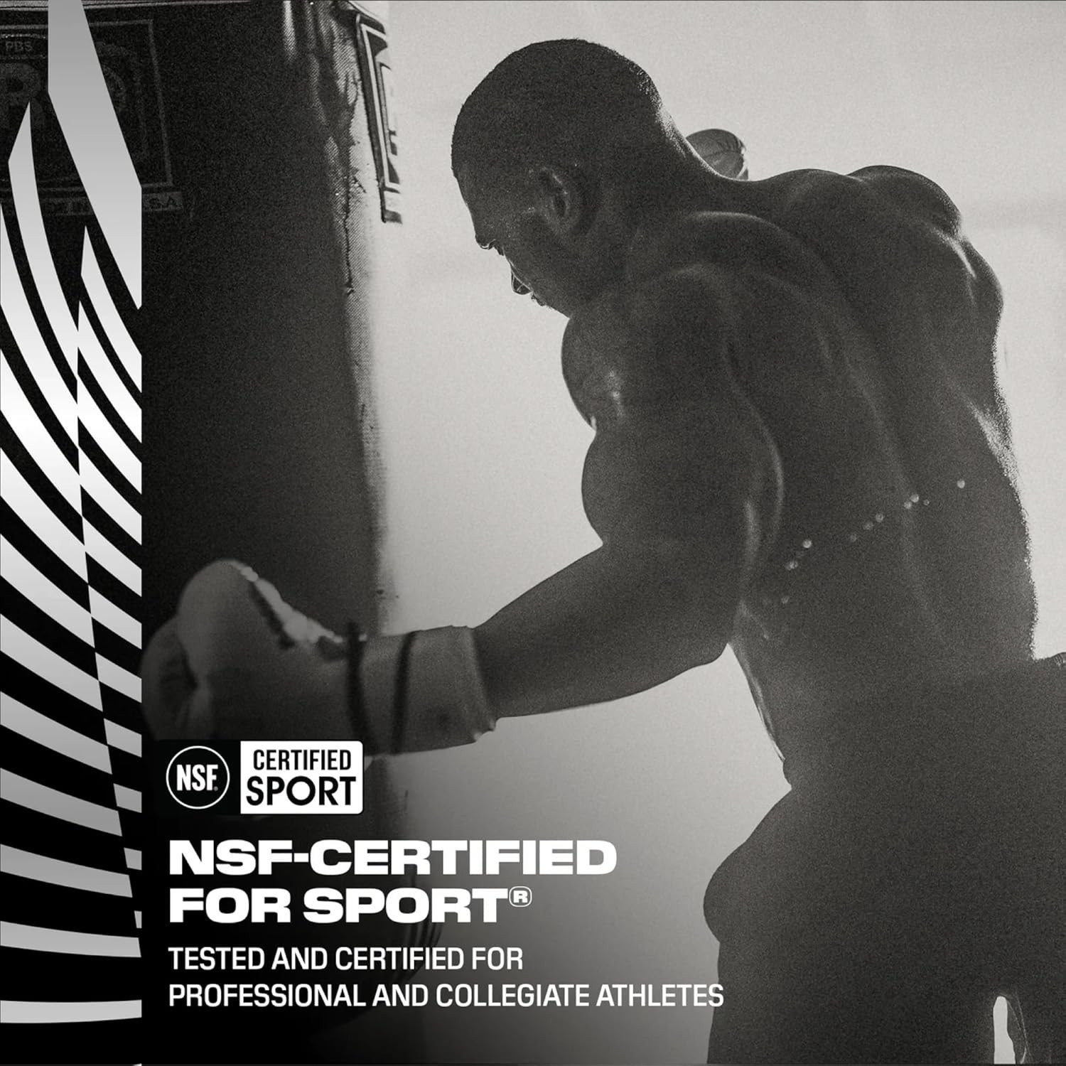 NSF Certified Pre Workout Powder – Ripped Sport with 200mg Caffeine, 20 Servings