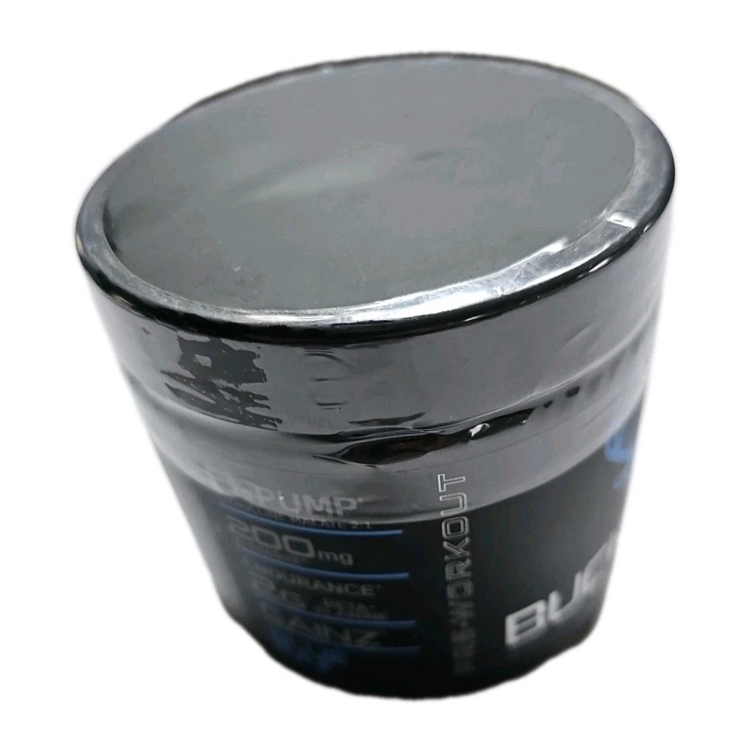 Bucked Up Pre-Workout Energy Pump Powder 25 Servings – Blue Raz – Size: 9.3 oz