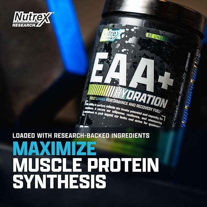 Nutrex Research EAA Hydration Powder EAAs BCAAs Electrolytes 30 Servings