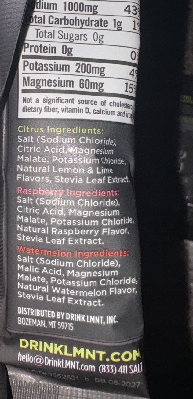 12 ! LMNT Electrolyte Drink Mix 4×3 Stick Variety Pack Citrus Raspberry Melon