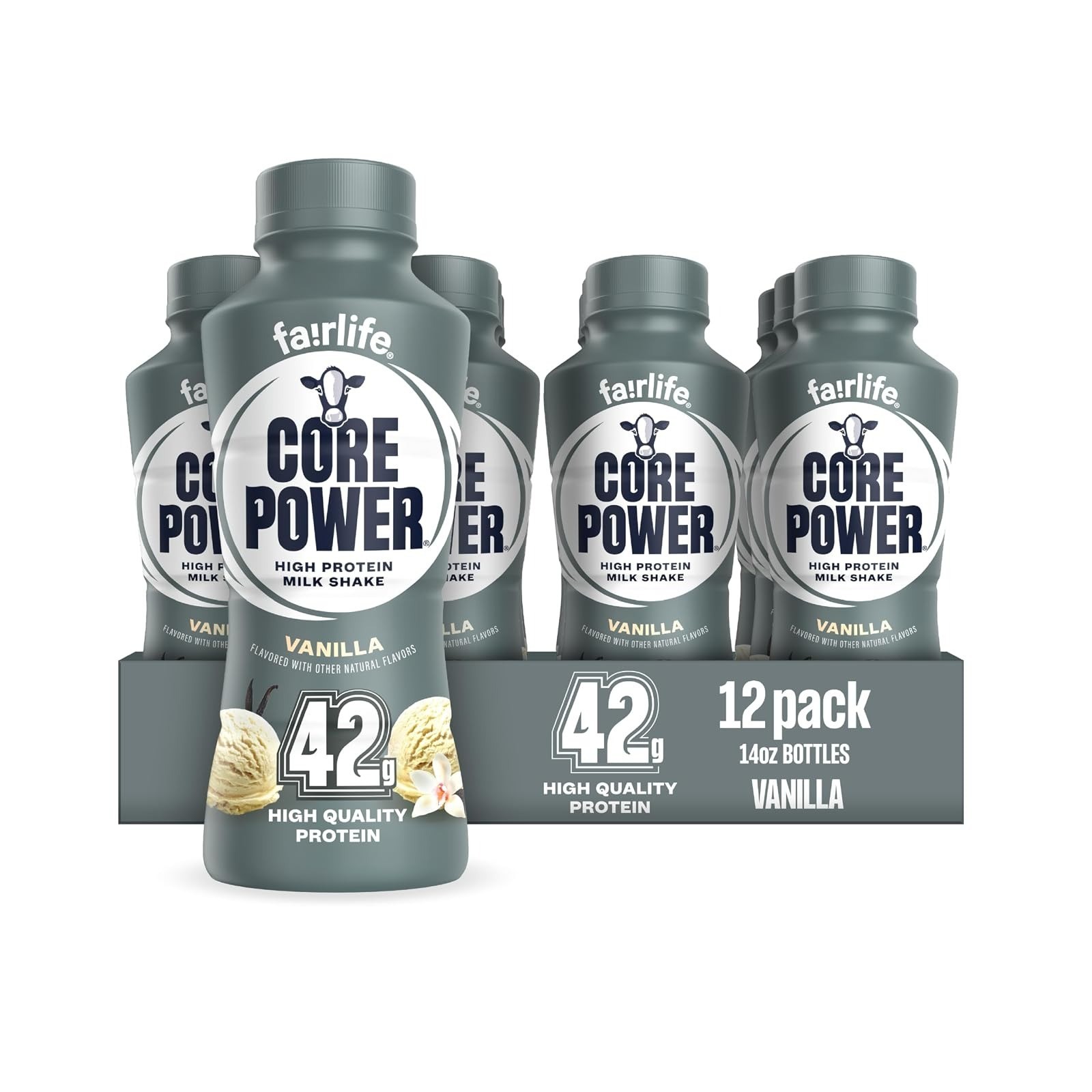 Core Power Elite Protein Shake 42g Chocolate 14oz 12 Pack