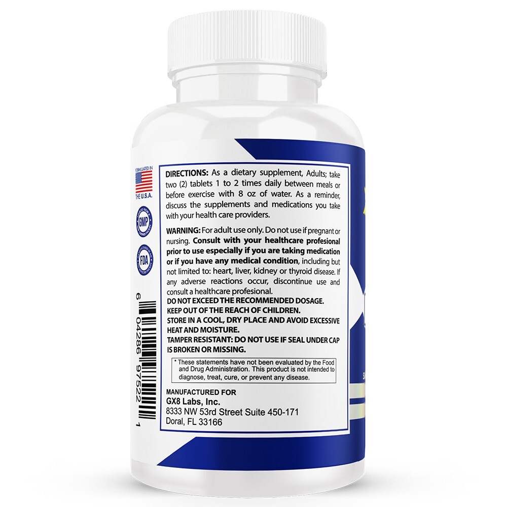 Nitroxzen Boost Nitric Oxide – Circulation & Endurance Support Supplement 90 Tab