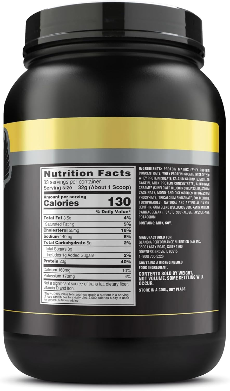 American Body Building (ABB) Pure Pro Protein Powder, Vanilla, 33 Servings