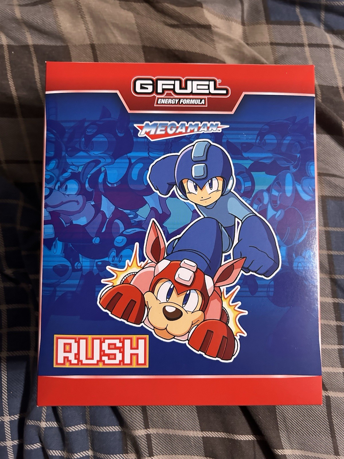 GFUEL MegaMan Rush Collectors Box With Collar