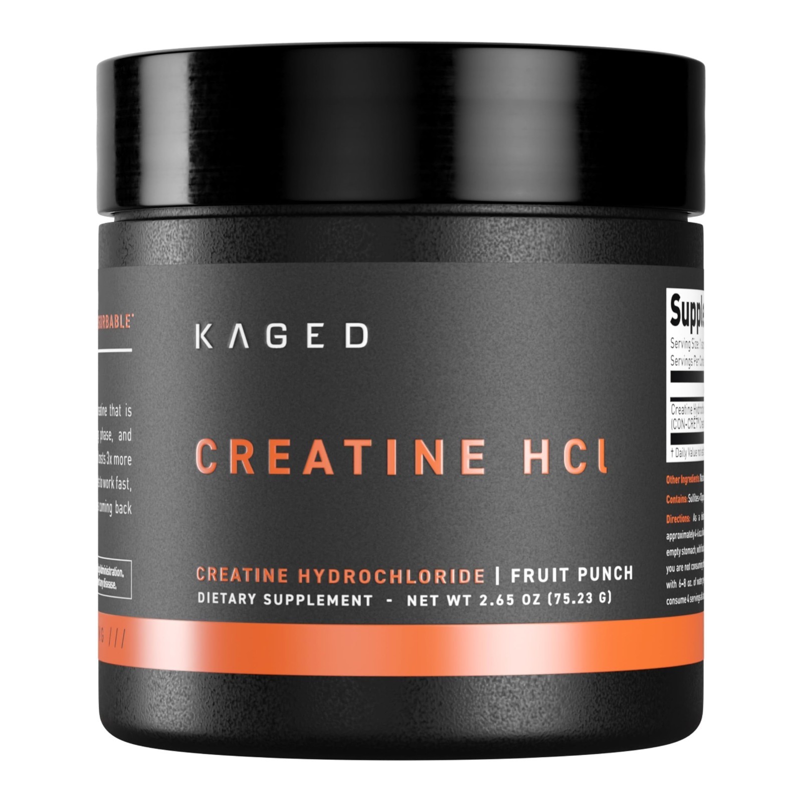 Creatine HCl Powder – 7X Concentrated, Muscle Building, High Absorption, Vegan,