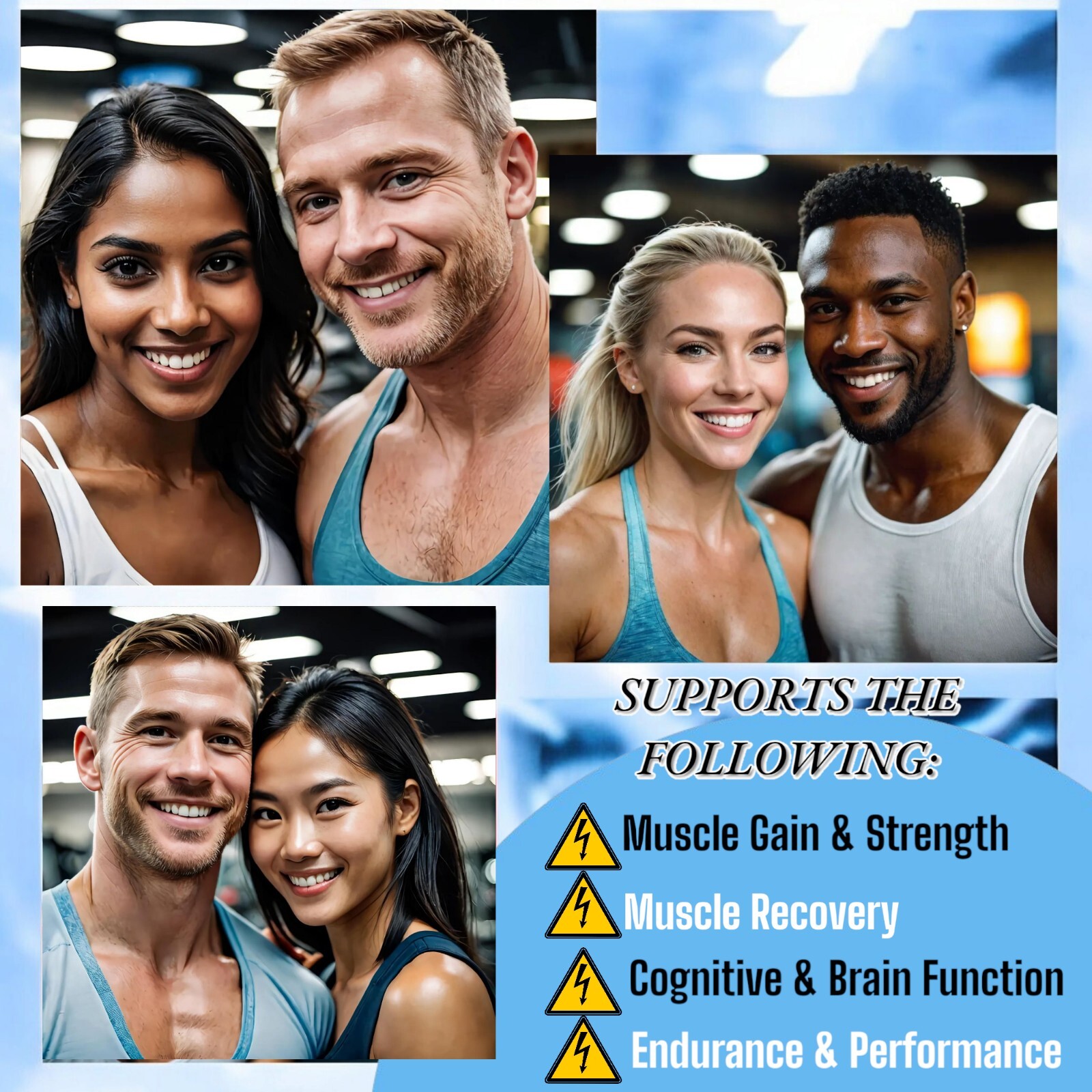 CREATINE GUMMIES 2500MG Creatine Monohydrate Per Serv Mixed Berry 60 Ct Auction