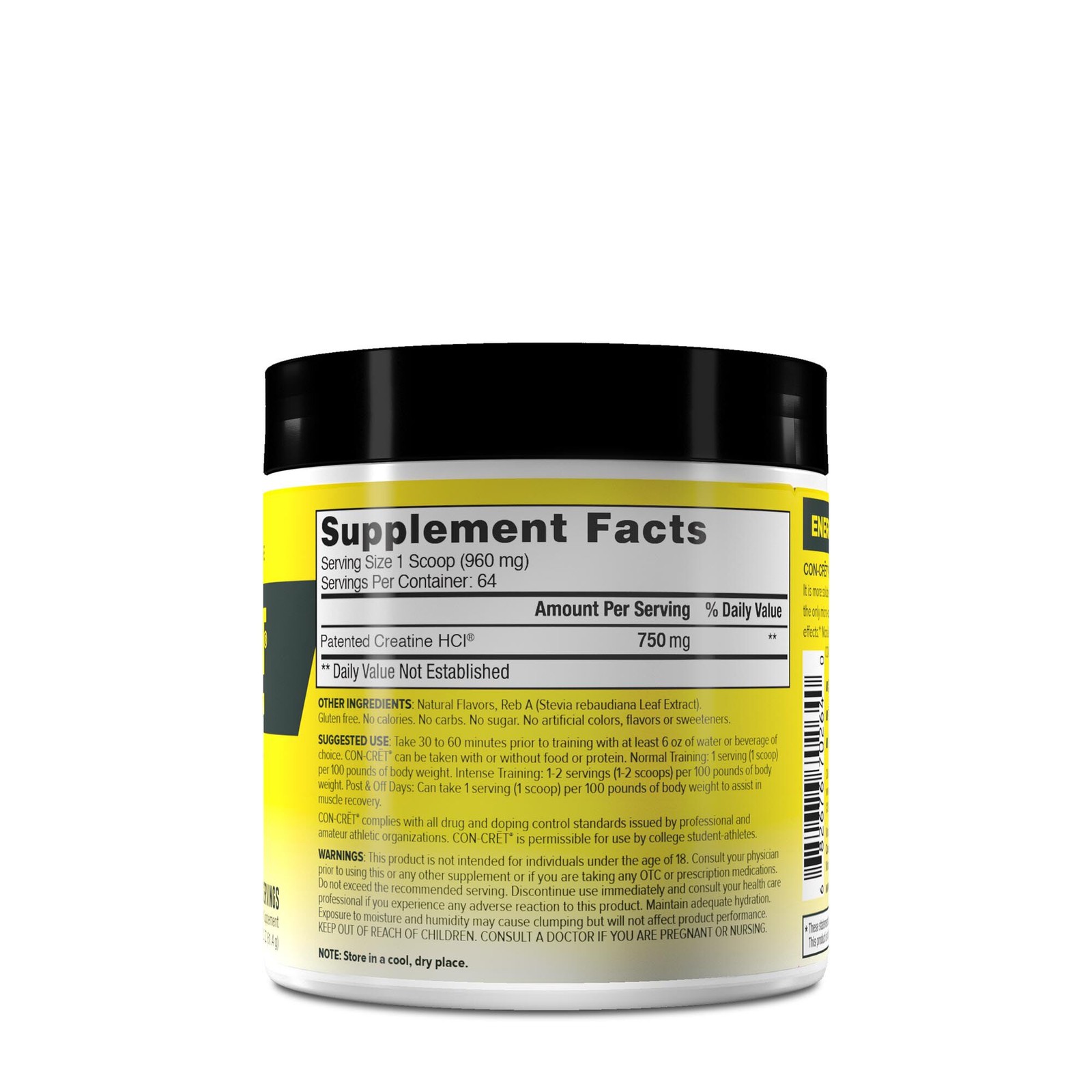 Patented Creatine HCl® Powder – Raspberry (64 Servings)