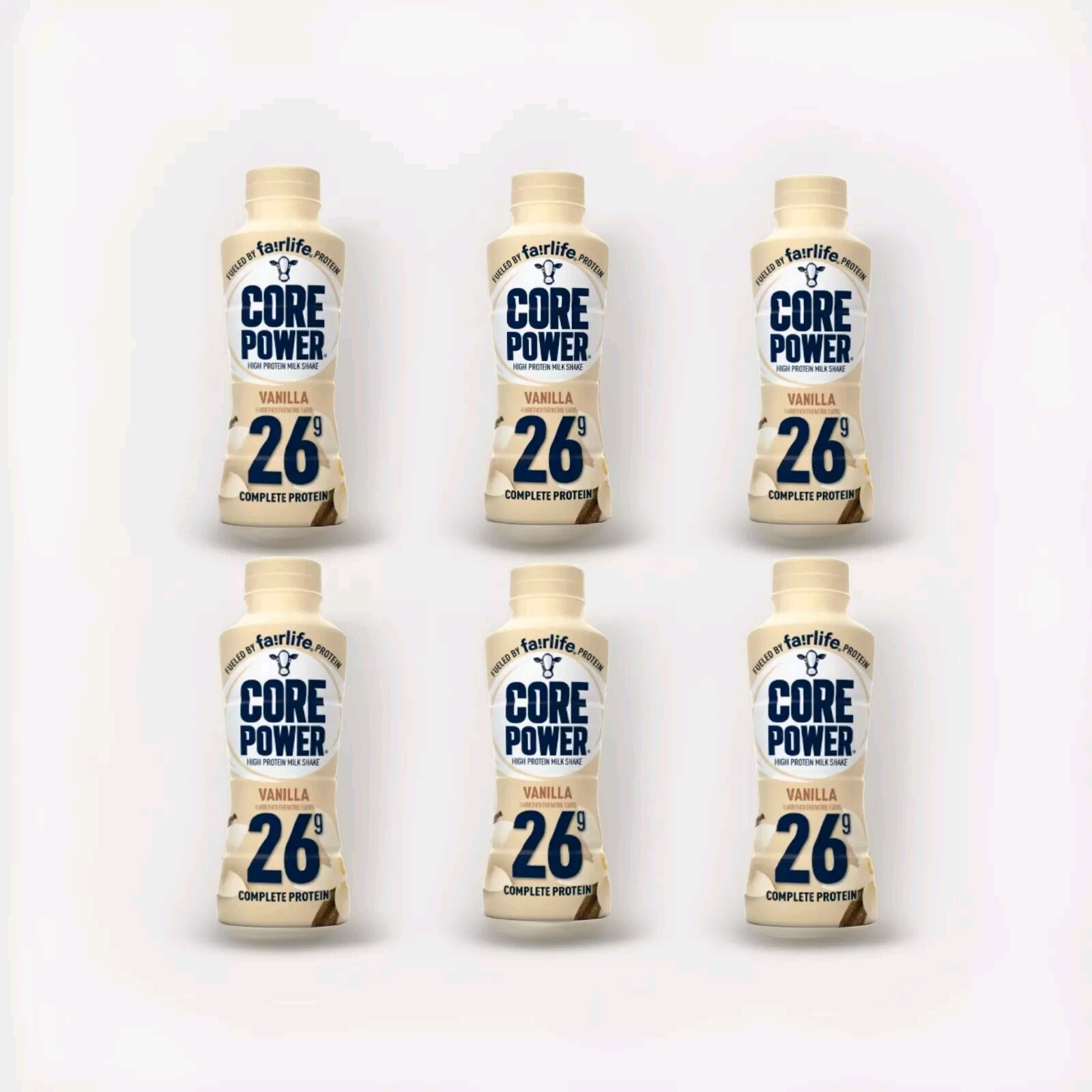 Core Power Vanilla 26g Protein Shake – 14 fl oz Bottle6-Pack