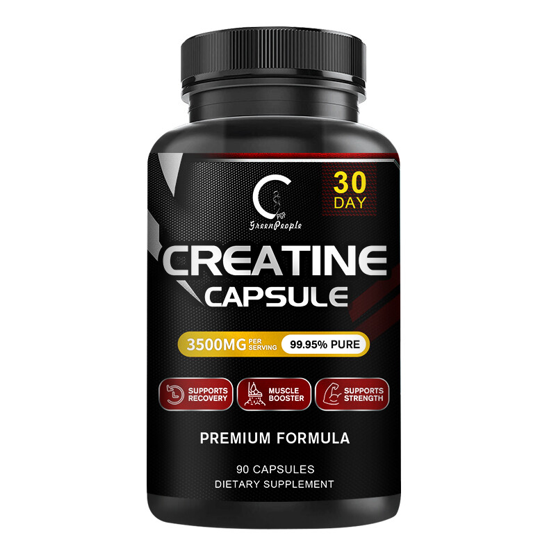 3500mg Creatine Monohydrate Capsules – Bodybuilding Muscle Growth – 90 Pills