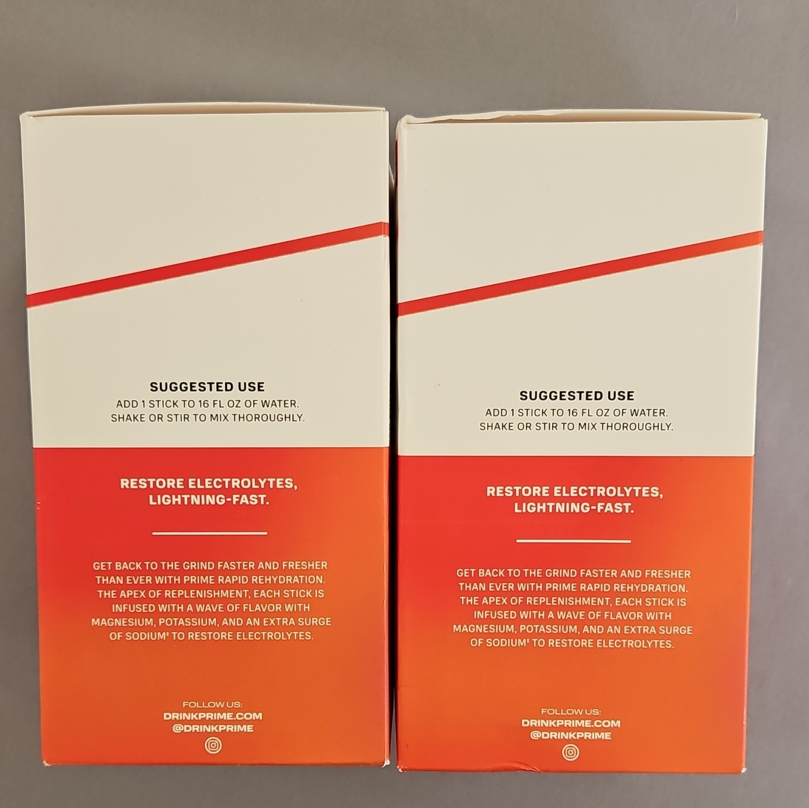 NEW Prime Rapid Rehydration Variety Pack 15ct Powder Lot of 2, Exp 7/27