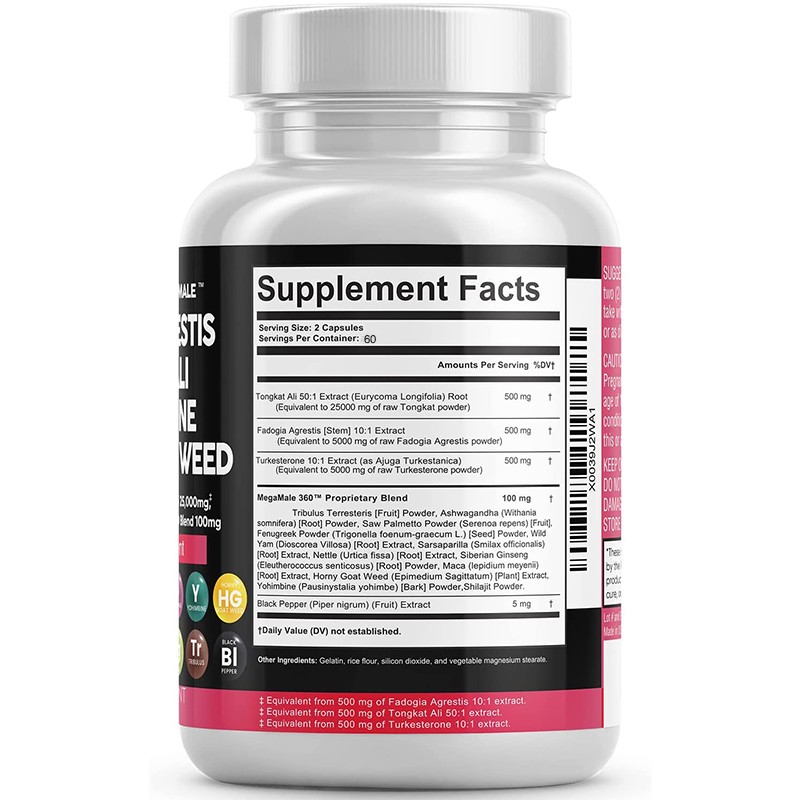 Turkesterone Nourish Kidneys Improve Male Function Enhance Immunity 30-120 Pills