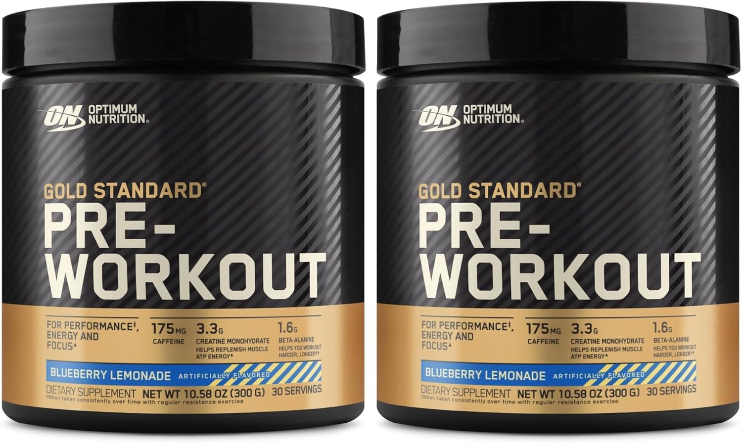 Gold Standard Pre-Workout with Creatine, Beta-Alanine, and Caffeine for Energy,