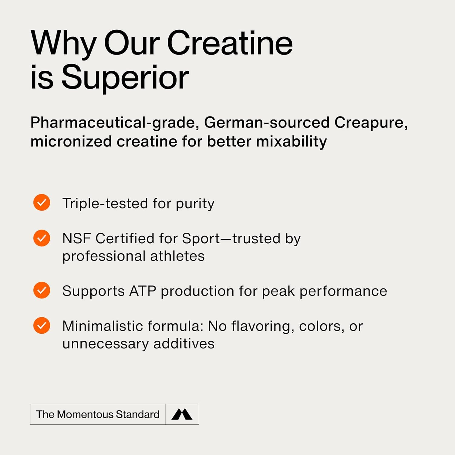Creatine Monohydrate Powder – Creapure Creatine Powder – Supports Strength, Lean