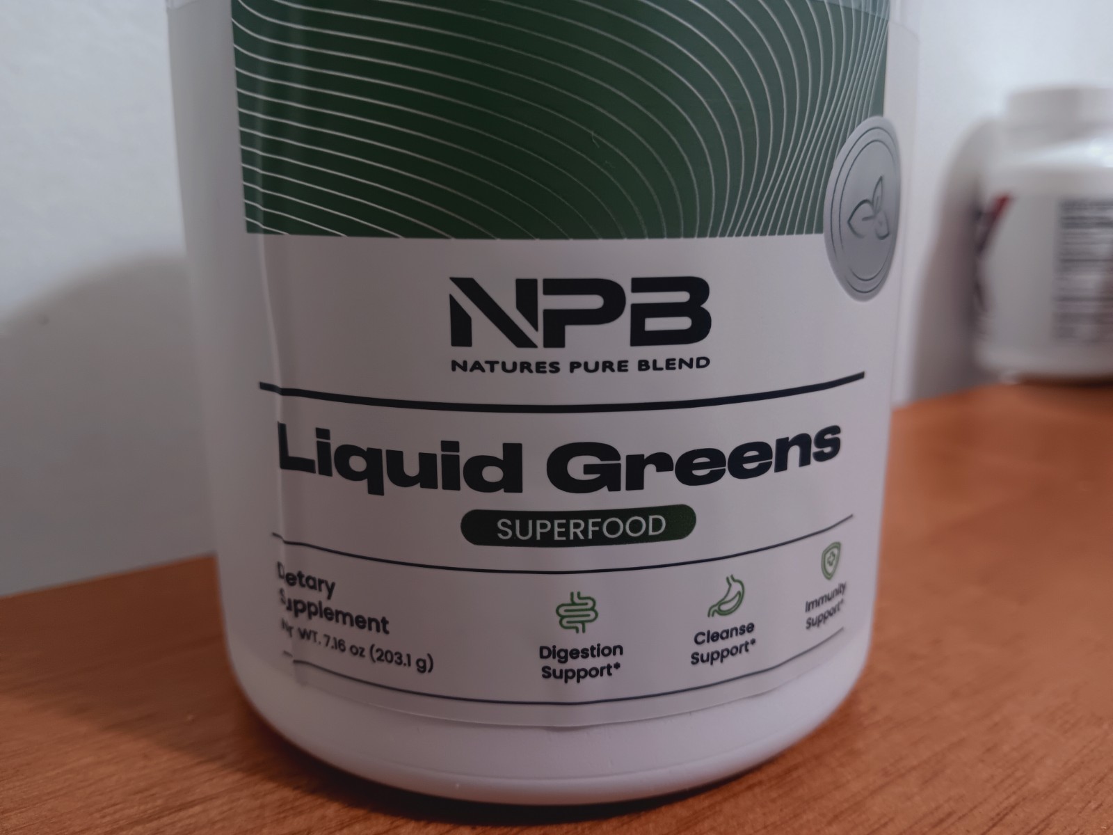 Nature’s Pure Blend Liquid Greens Seperfood Dietary Supplement New Wt.7.16 Oz