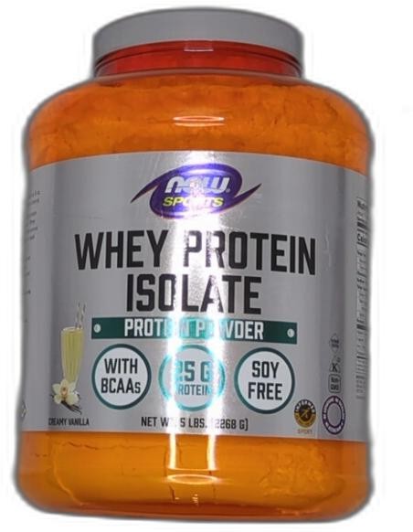 *2028-11-1* NOW Foods Sports Nutrition, Whey Protein Isolate, 25 g With BCAAs