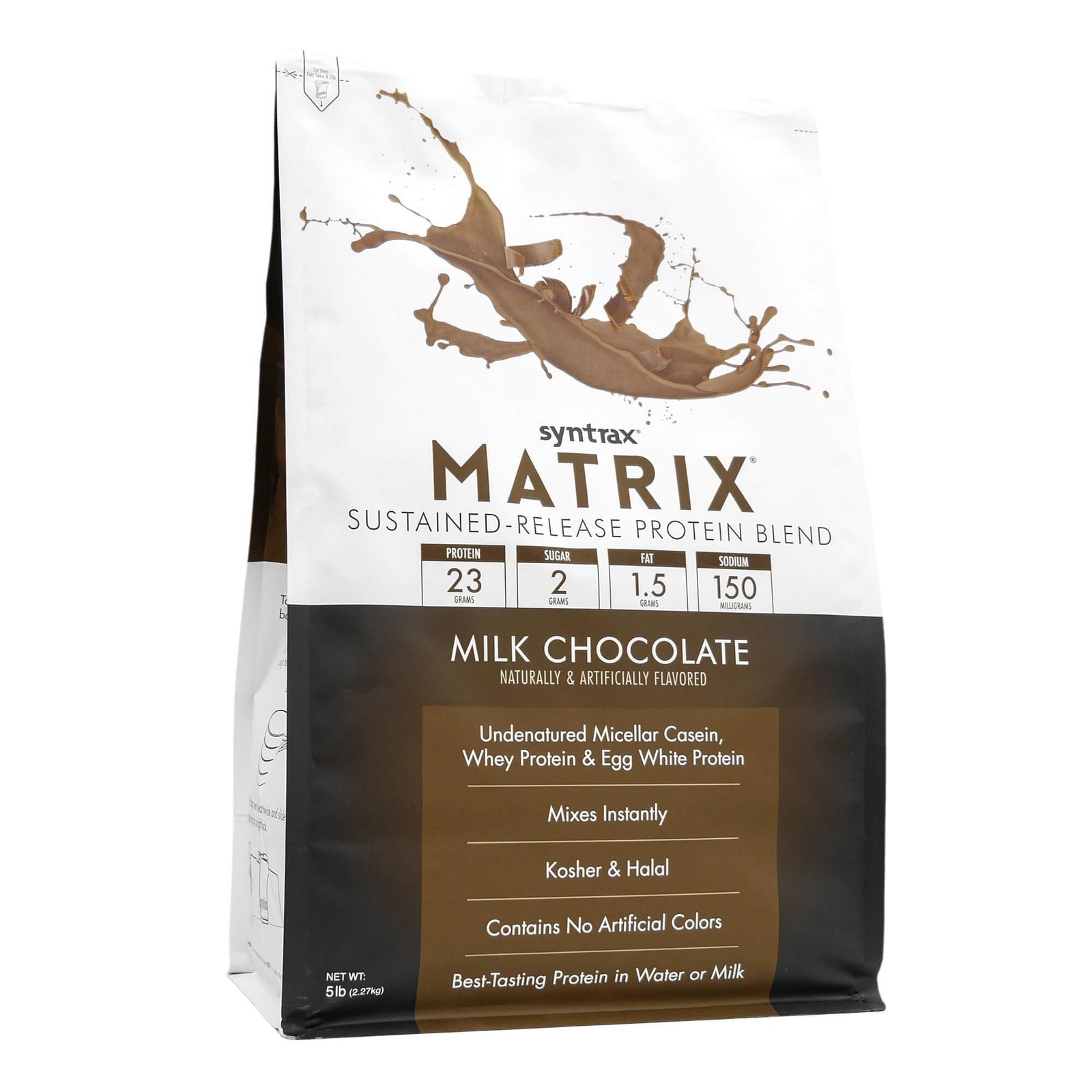 Matrix Protein Supplement Powder Grass Fed Whey Casein Egg White 5 Pound Pack