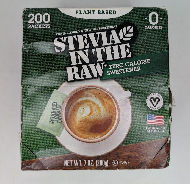 Stevia In The Raw Sweetener Packets, 200 Ct Box, 200 Count (Pack of 1)