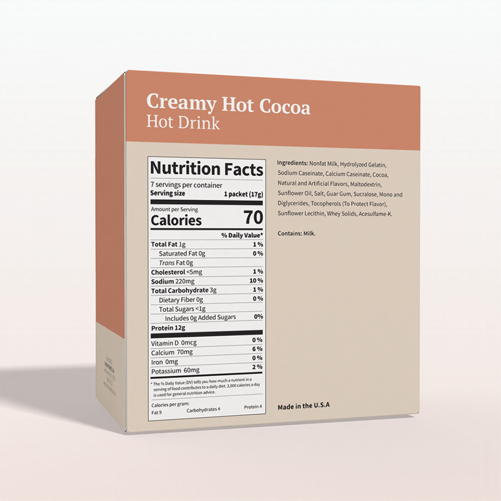 BestMed – Hot Cocoa Drink | Ideal Protein Alternative | Low Carb, Low Cal 7/ct