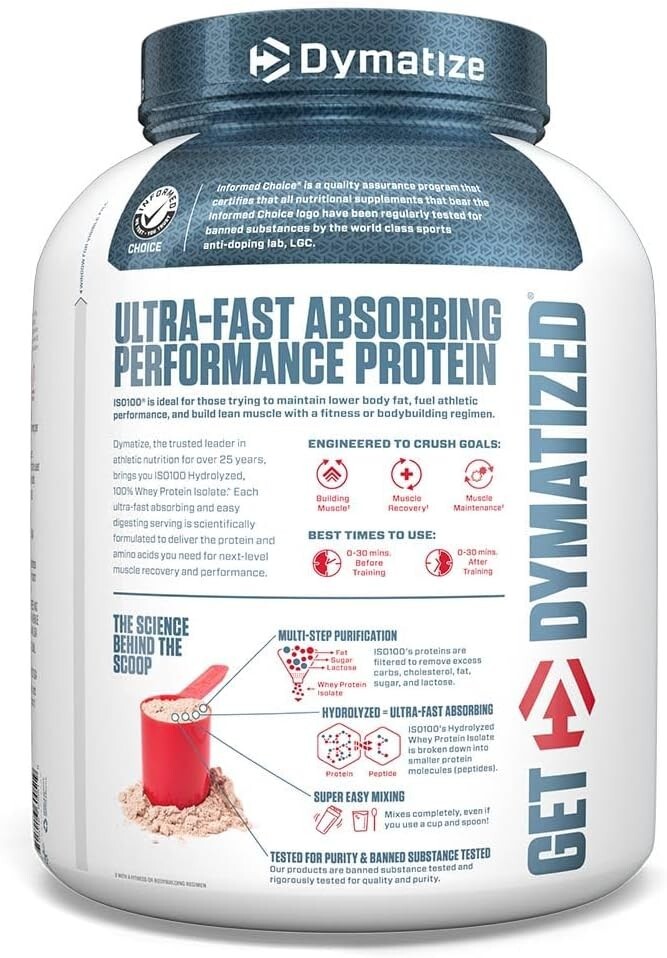 ISO100 Hydrolyzed 100% Whey Protein Isolate