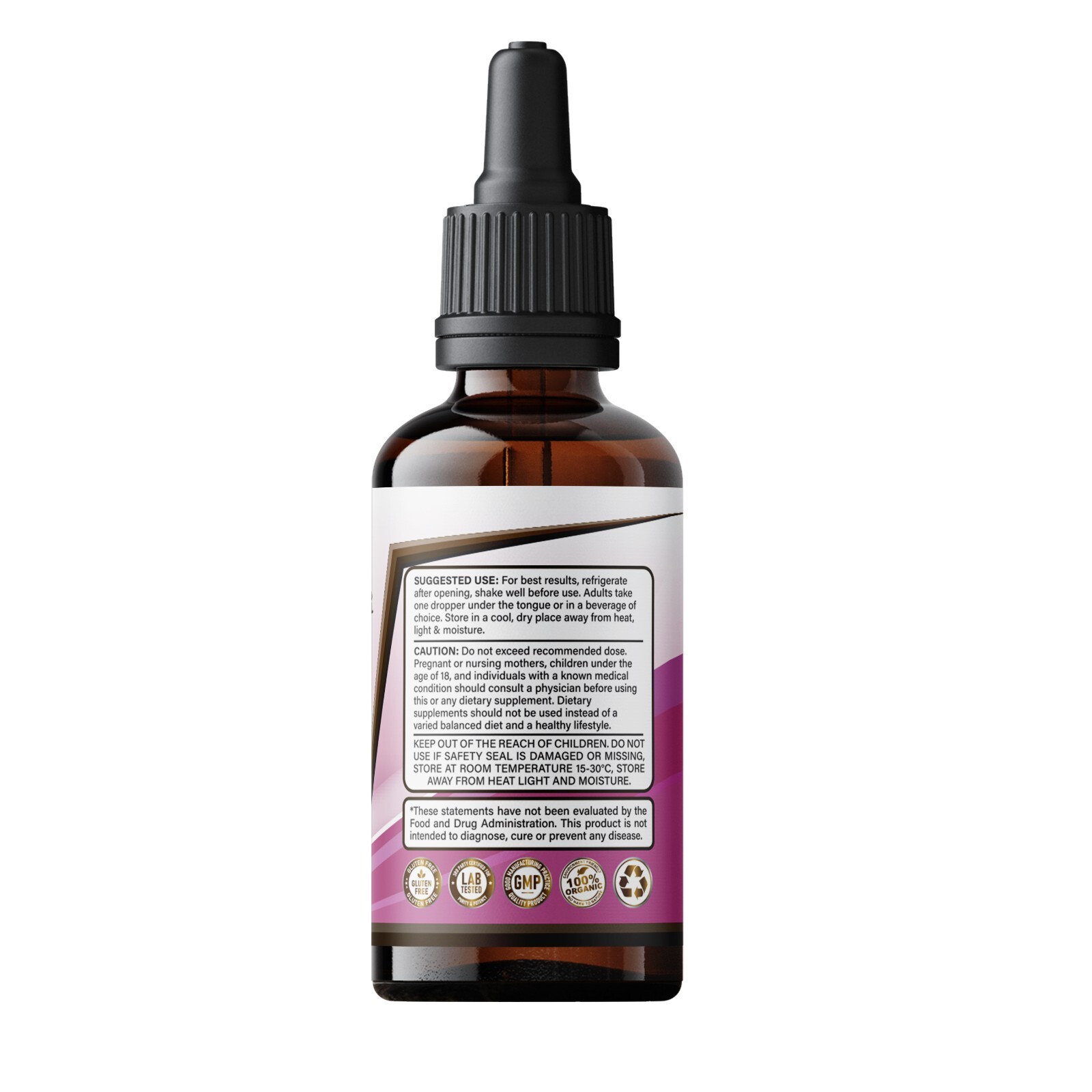 Women’s Energy Boost Tincture Herbal Drops Organic For Women’s Health 2 Fl Oz