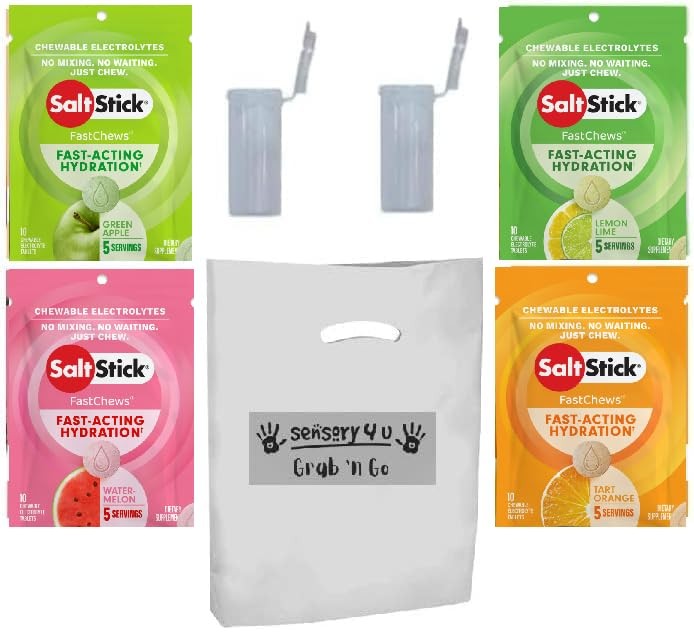 Sensory4U Grab And Go Gift Set Saltstick Fastchews Flavors And Race Ready Tubes